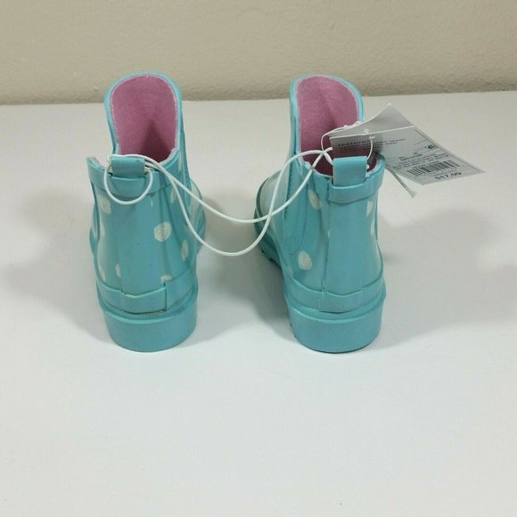 Girls Cat & Jack Tiffany Polka Dot Rain Boots - Picture 7 of 9